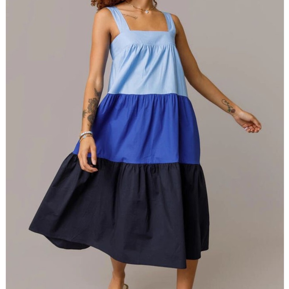 Ophelia Colorblock Maxi Dress